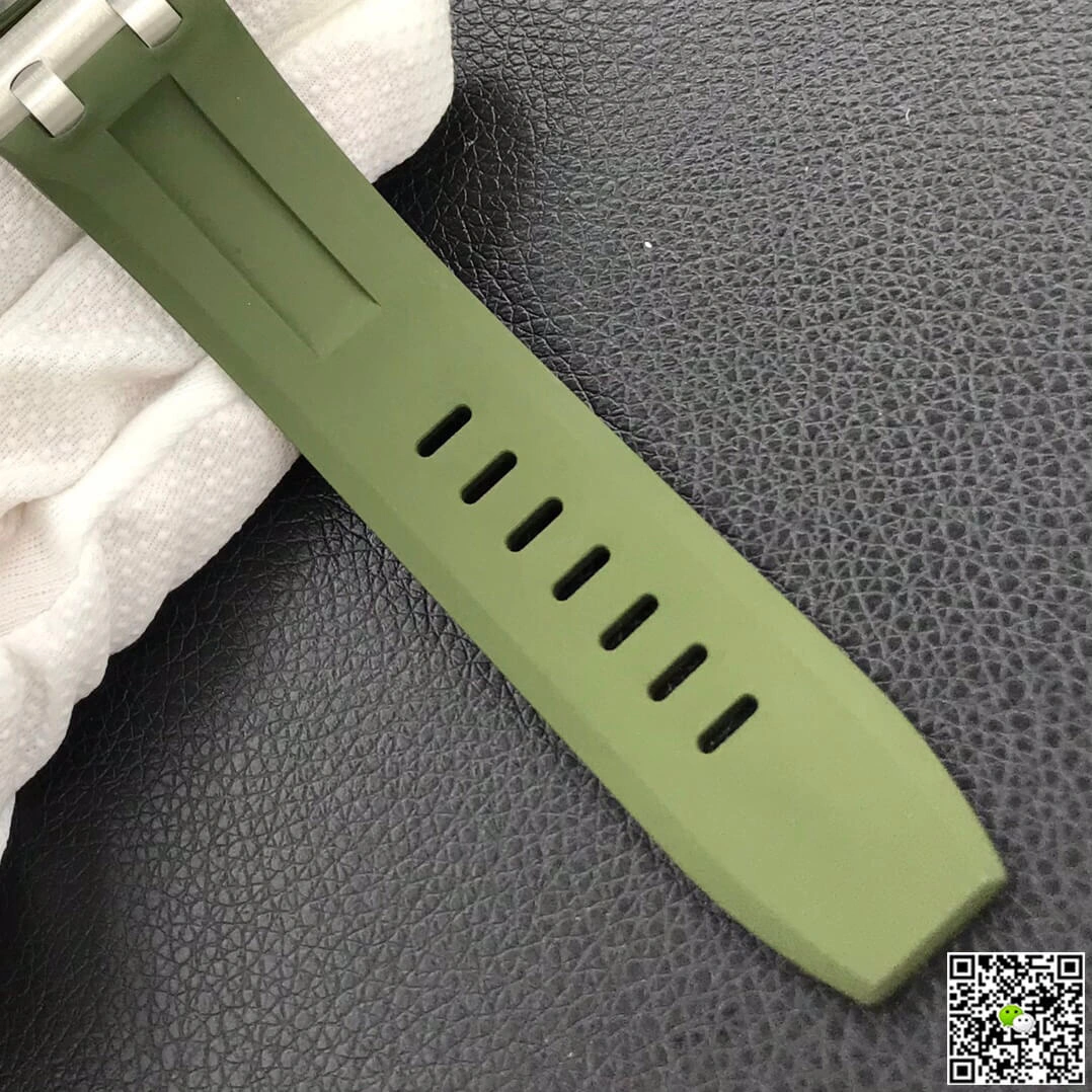 Audemars Piguet Royal Oak Offshore 15720ST.OO.A052CA.01 BF Factory 1:1 Best Edition Replica Watch Green Strap